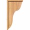 Ekena Millwork Carmel Smooth Corbel w/Backplate, Western Red Cedar, 7 1/2"W x 14"D x 26"H COR08X14X26CAR01SWR - alternate 2